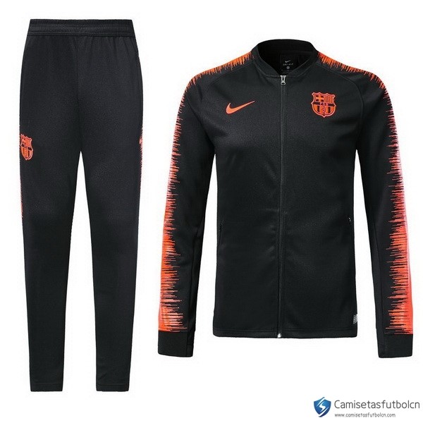 Chandal Barcelona 2018-19 Negro Naranja